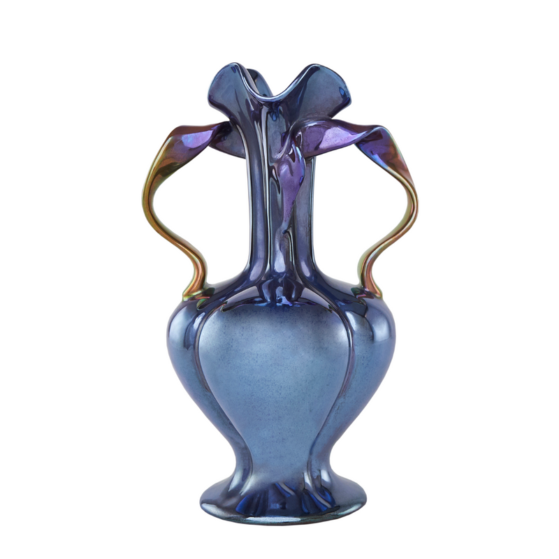 Ribbon Vase - Purple Eosin