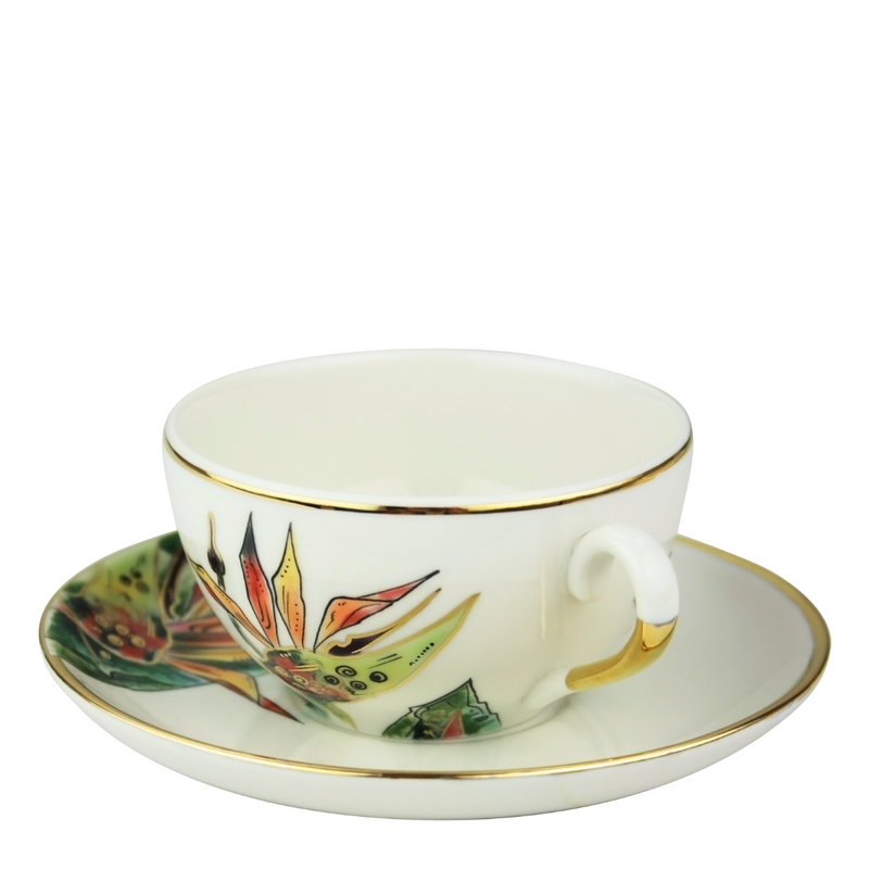 Four Seasons Color - Tea Cup & Saucer